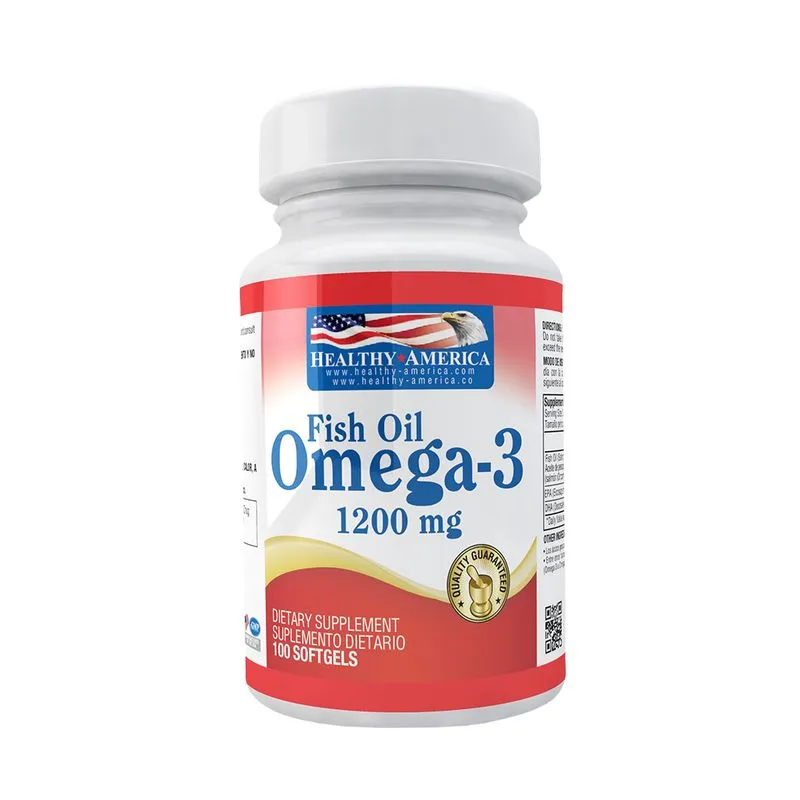 OMEGA 3 1.200 MG  X 100 SOFGEL HEALTHY AMERICA