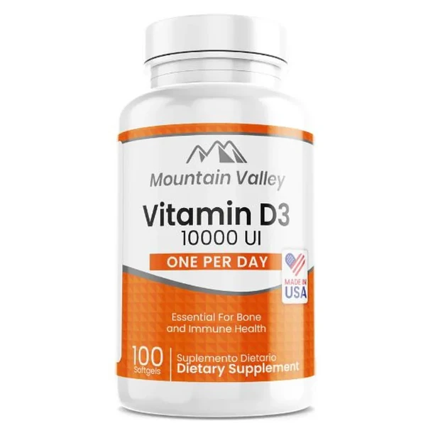 D3 10.000 MG 100 SOFTGEL MOUNTAIN VALLEY