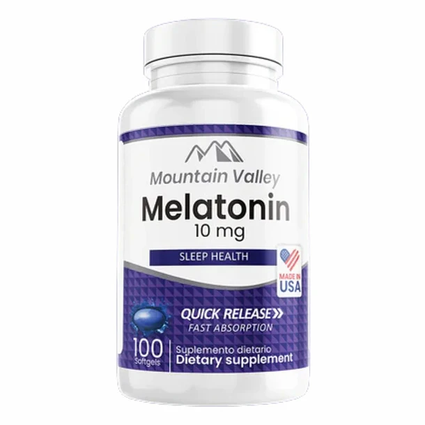 MELATONINA DE 10 MG X 100 SOFGEL MOUNTAIN VALLEY