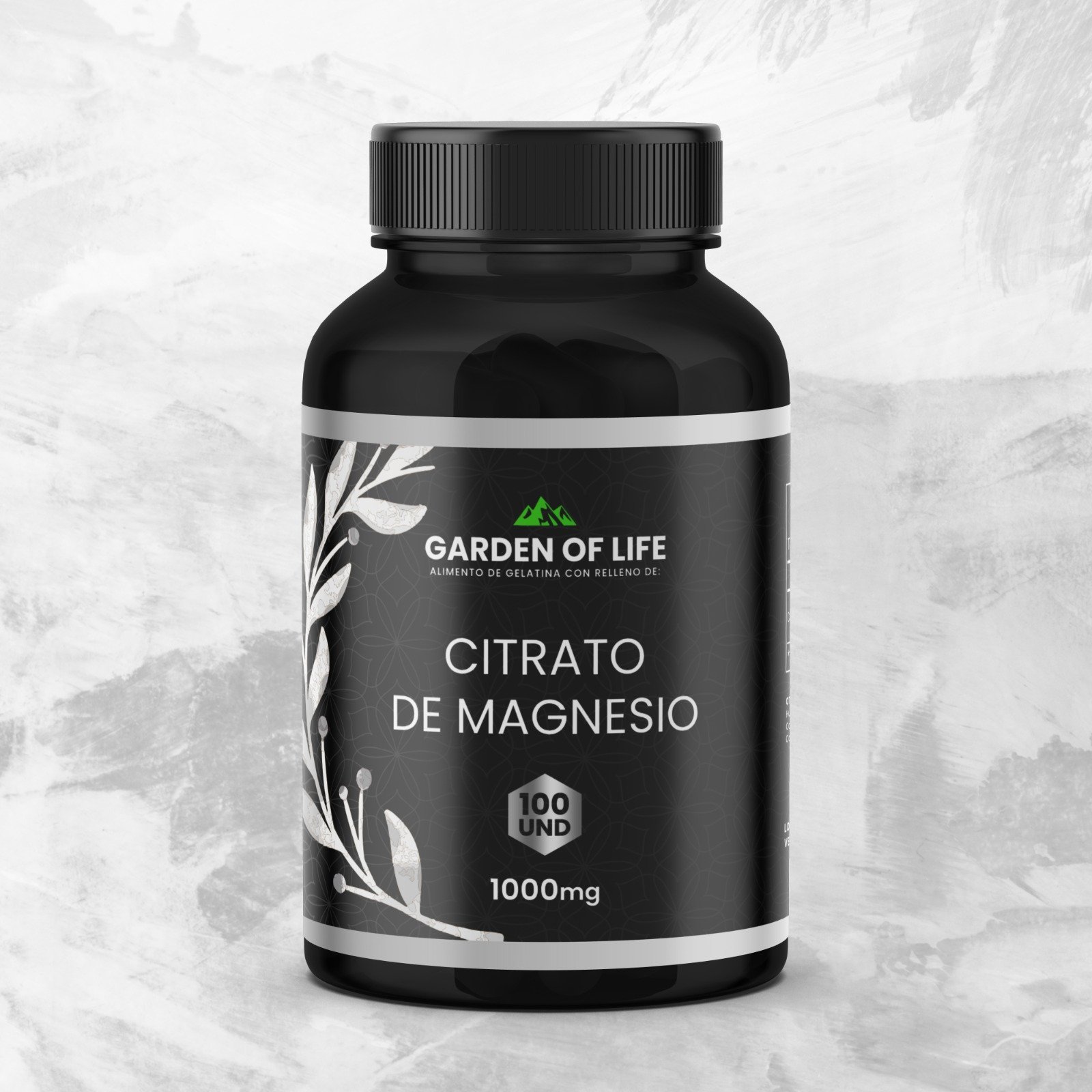 CITRATO DE MAGNESIO 1000 MG X 100 SOGFEL GARDEN OF LIFE